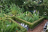 FEATURE LAVANDEE  HERB GARDEN WITH BOX EDGING