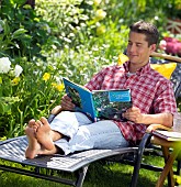 PEOPLE PERSONS ENJOYING BEING RELAXING IN THE GARDEN