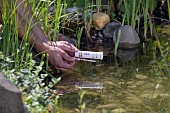 POND MAINTENANCE CHECKING POND CHEMISTRY BALANCE