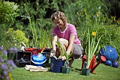 PREPARING PLANTERS FOR POND