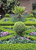 SMALL PARTERRE WITH CYCAS REVOLUTA, EAST RUSTON OLD VICARAGE