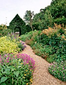 HERBACEOUS BORDERS AT EAST RUSTON OLD VICARAGE