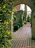 BRICK WALLING AND PAVING AT EAST RUSTON OLD VICARAGE