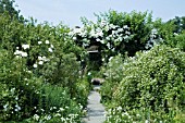 THE WHITE GARDEN AT BURTON AGNES HALL