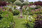 THE GARDEN AT PITMUIES HOUSE. FORFARSHIRE. SCOTLAND