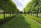 WALLED GARDEN AND AVENUE OF TREES, AT THREAVE GARDEN