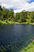 THE LAKE IN THE HIMALAYAN GARDEN. GREWELTHORPE NORTH YORKSHIRE