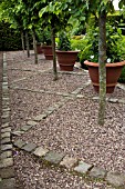 PATH DESIGN OF COBBLES AND GRAVEL AT WOLLERTON OLD HALL