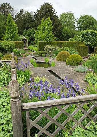 THE_UPPER_LEVEL_OF_THE_RILL_GARDEN_WITH_BUXUS_SEMPERVIREN_TOPIARY_AT_WOLLERTON_OLD_HALL