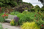 GARDEN ROOM CALLED LANHYDROCK GARDEN WITH A EMPHASIS ON PERENNIALS AT WOLLERTON OLD HALL