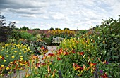 THE LANHYDROCK GARDEN WITH HERBACEOUS PERENNIALS AT WOLLERTON OLD HALL