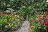 THE LANHYDROCK GARDEN WITH HERBACEOUS PERENNIALS AT WOLLERTON OLD HALL