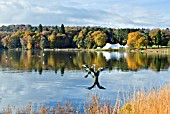 LAKE AT TRENTHAM GARDENS STAFFORDSHIRE IN NOVEMBER