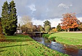 River running through parkland