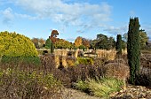 The italian garden in late autumn