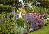 Colour themed border of herbaceous perennials