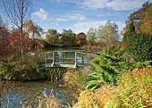 Aboretum large pond and Monet bridge