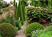 Path through Yew spires