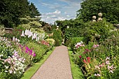 Main border with a definite emphasis on herbaceous perennials