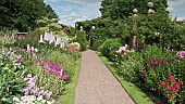 Main border with a definite emphasis on herbaceous perennials