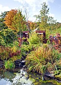 Autumn garden feature