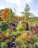 Autumn garden feature