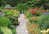 Hot Border many varieties of Herbaceaous Perennials