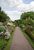 Main border with a definite emphasis on herbaceous perennials