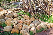 Feature rainbow colour cobbles