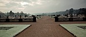 Frosted italianate formal garden