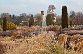 Frosted italianate formal garden