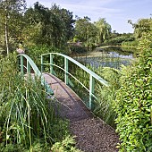 Monet Bridge over lake