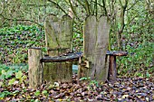 OLD WOODEN BENCH