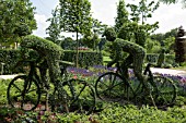 CYCLISTS MADE WITH TRAINED LIGUSTRUM