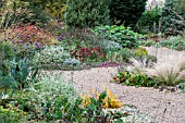 BETH CHATTO GARDENS, THE DRY GARDEN IN AUTUMN