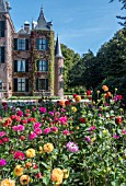 KEUKENHOF CASTLE DAHLIA DISPLAY