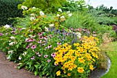 SUMMER BORDERS AT RHS HYDE HALL