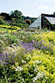 PERENNIAL BORDER AT KELMARSH HALL