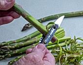 PEELING ASPARAGUS