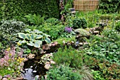 PERENNIAL GARDEN WITH BROOK. DESIGN: MARIANNE AND DETLEF LUEDKE