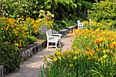 PERENNIAL GARDEN, FREUNDSCHAFTSINSEL, POTSDAM, GERMANY