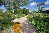 THE DROUGHT RESISTANT GRAVEL GARDEN AT BETH CHATTO GARDENS.