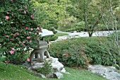 SCENE IN JAPANESE GARDEN,  HUNTIGTON BOTANICAL GARDENS,  CALIFORNIA