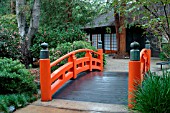 BRIDGE TO MINKA, JAPANESE GARDENS, CALIFORNIA