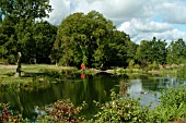 THE QUEEN MOTHER LAKE AT RHS HARLOW CARR