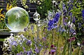 THE BENECOL PRISM GARDEN (SUPPORTING RAINBOW TRUST) DEWDROPS BY NEIL WILKIN , AT THE HAMPTON COURT PALACE FLOWER SHOW JULY 2008