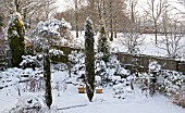 GARDEN UNDER SNOW, FEBRUARY