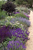 BORDER AT PARHAM HOUSE GARDENS